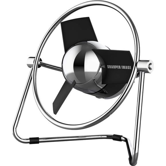 USB Fan with Soft Blades, 2 Speeds, Touch Control, Quiet Operation, Metal Frame - Picture 1 of 6